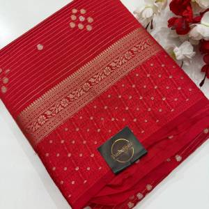 Dupion - red